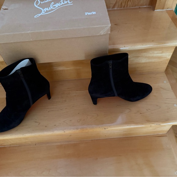 Christian Louboutin Black Ankle Booties - Picture 3 of 4